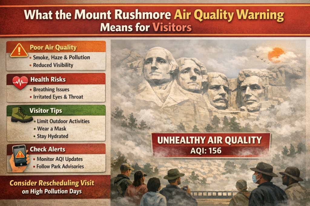 Mount Rushmore Air Quality Warning